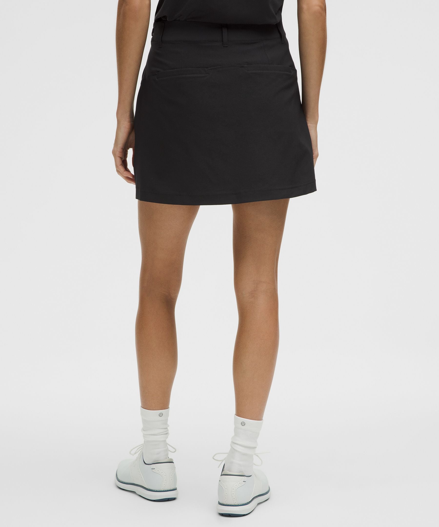Stretch Twill Front Pleat Golf Skirt
