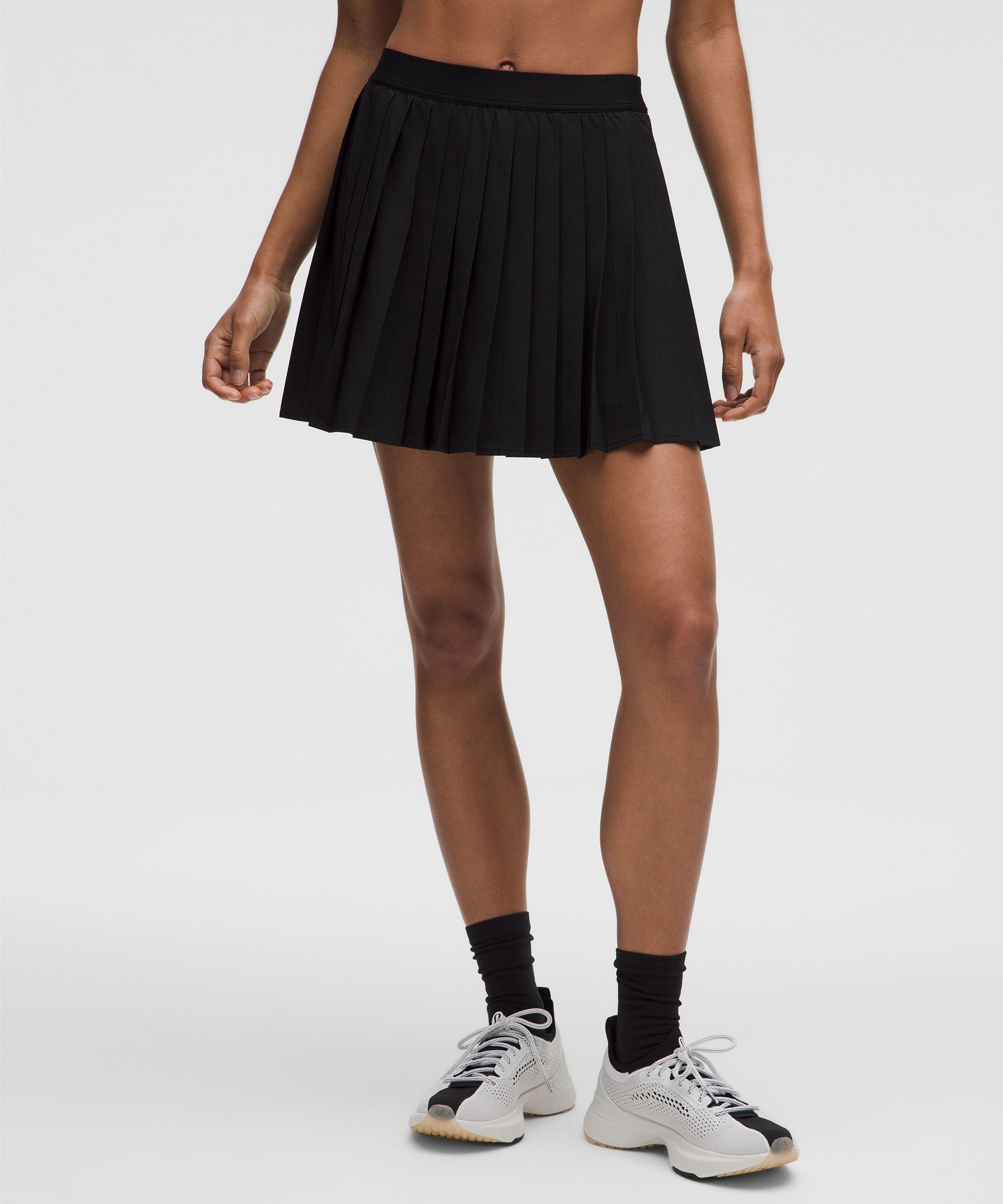 High-Rise Pleated Tennis Skirt *Long