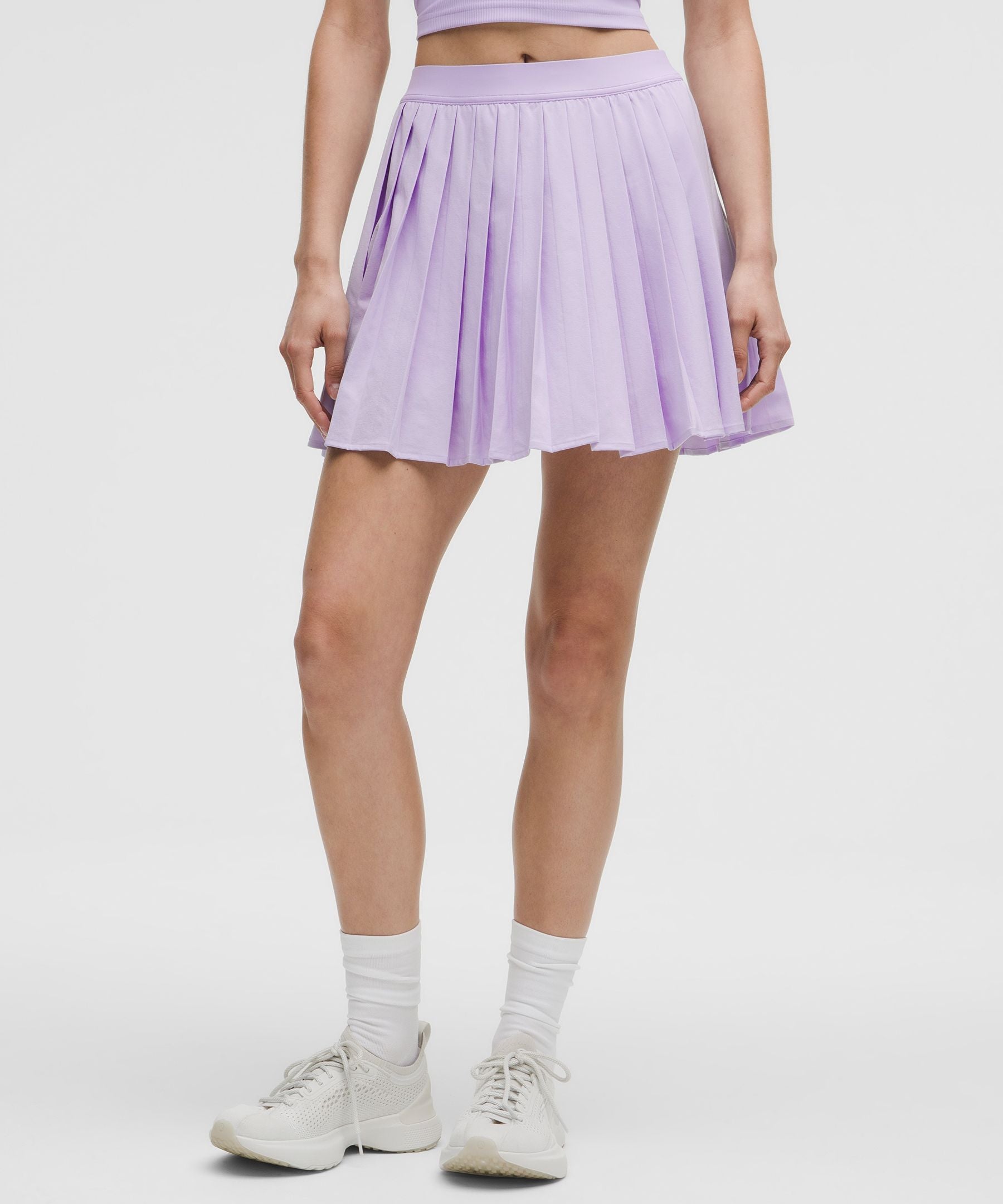 High-Rise Pleated Tennis Skirt *Long