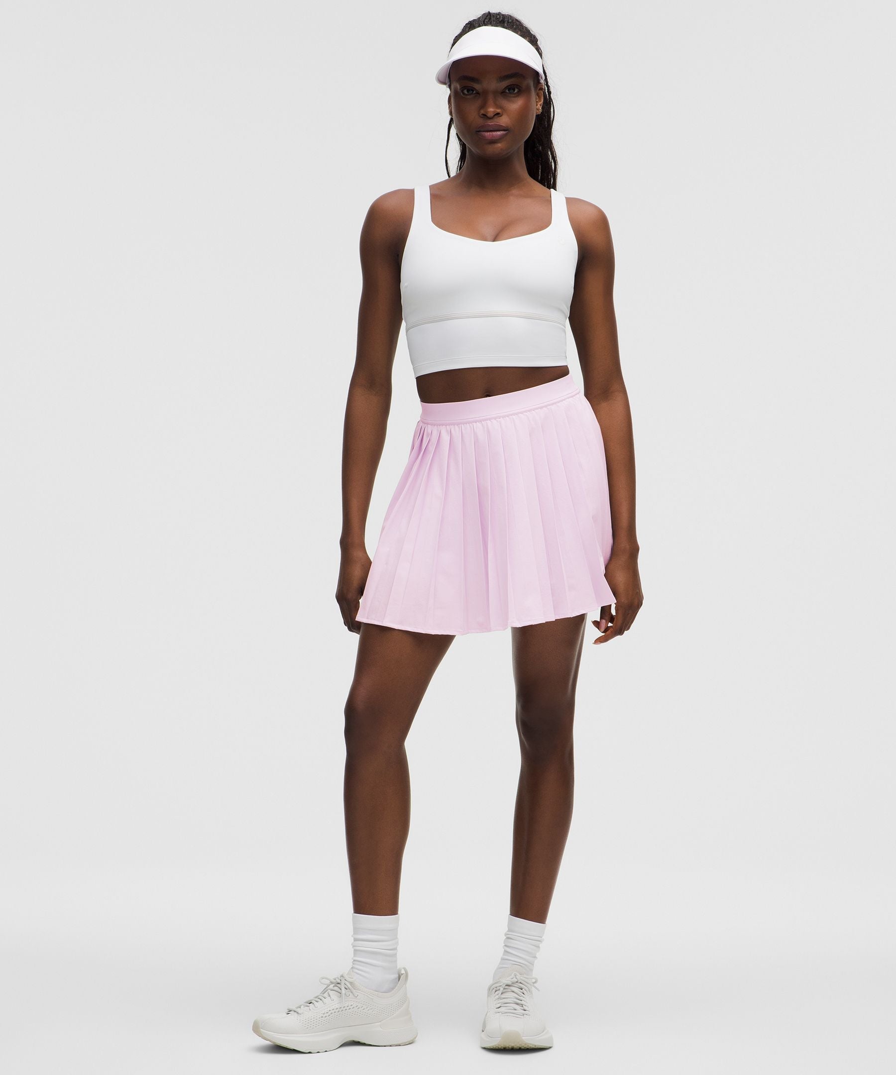 High-Rise Pleated Tennis Skirt *Long