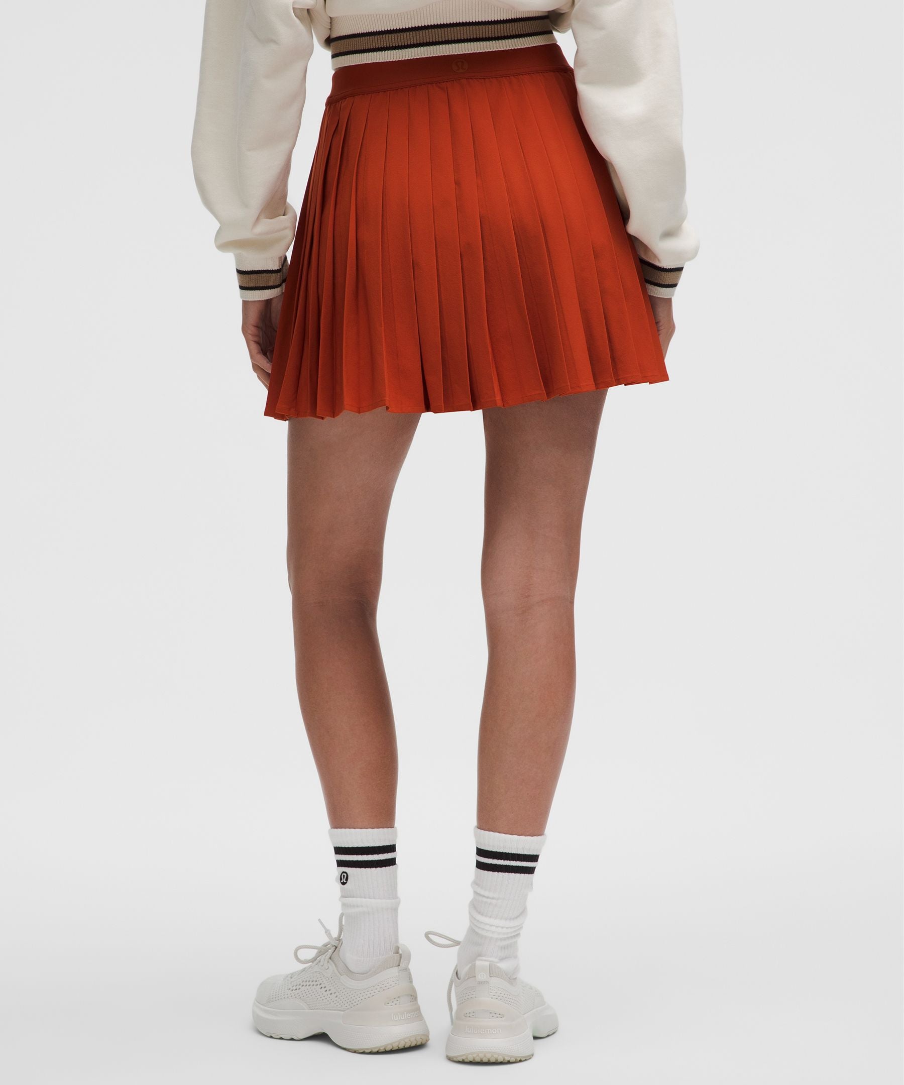 High-Rise Pleated Tennis Skirt *Long
