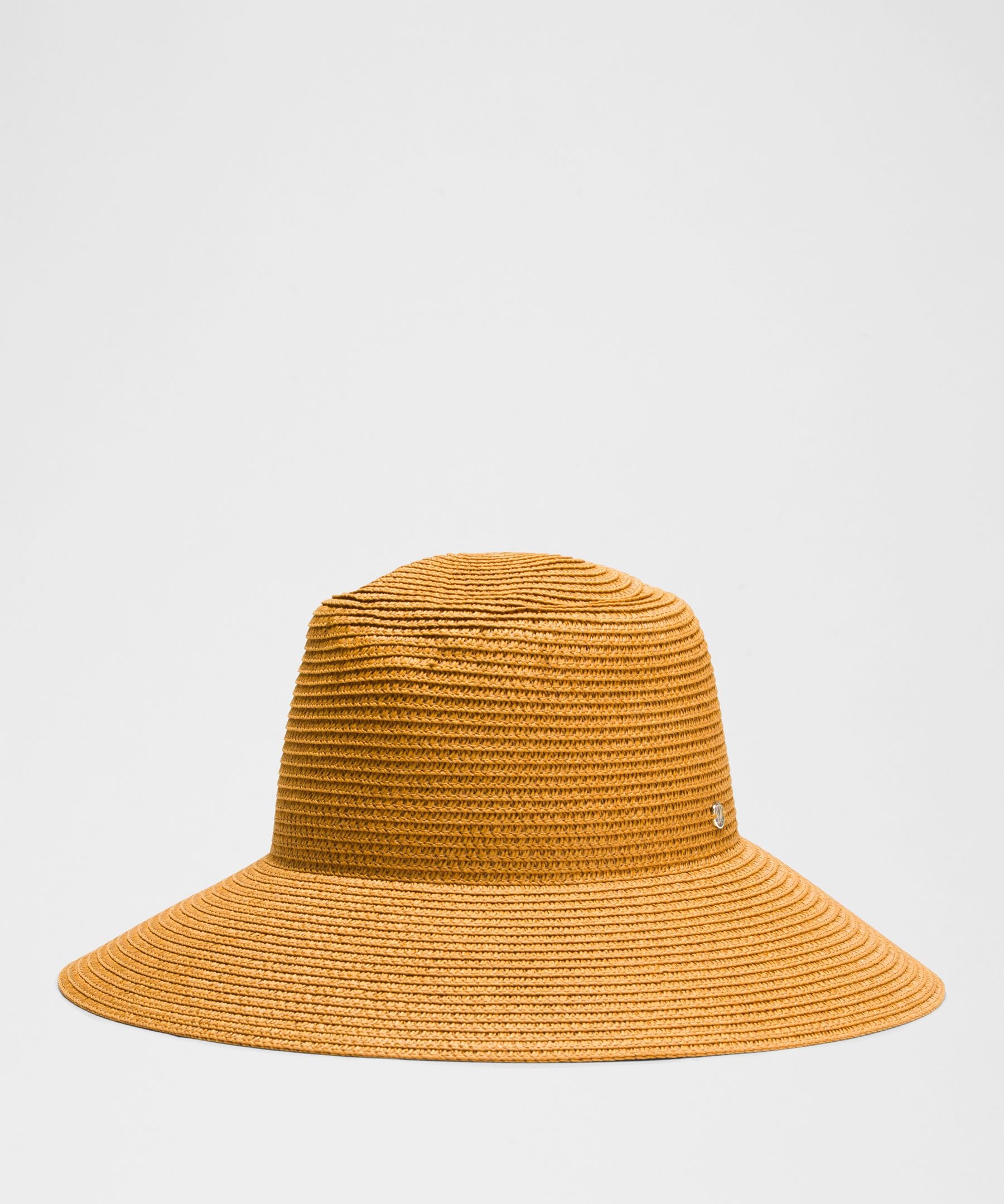 Women's Paper Straw Removable Sweatband Hat