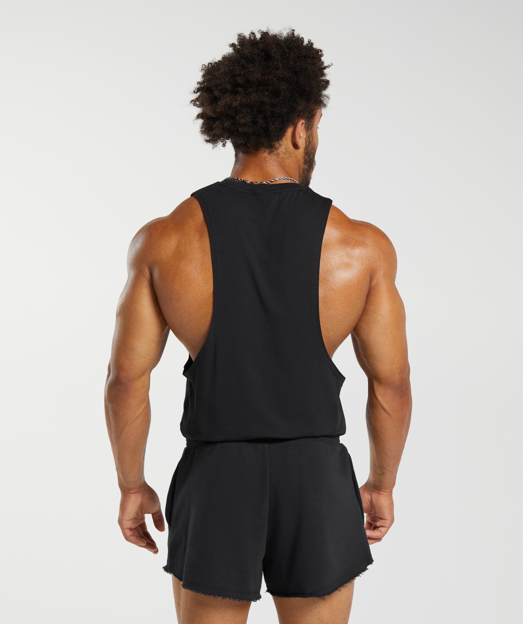 Gymshark Legacy Drop Arm Tank - Black