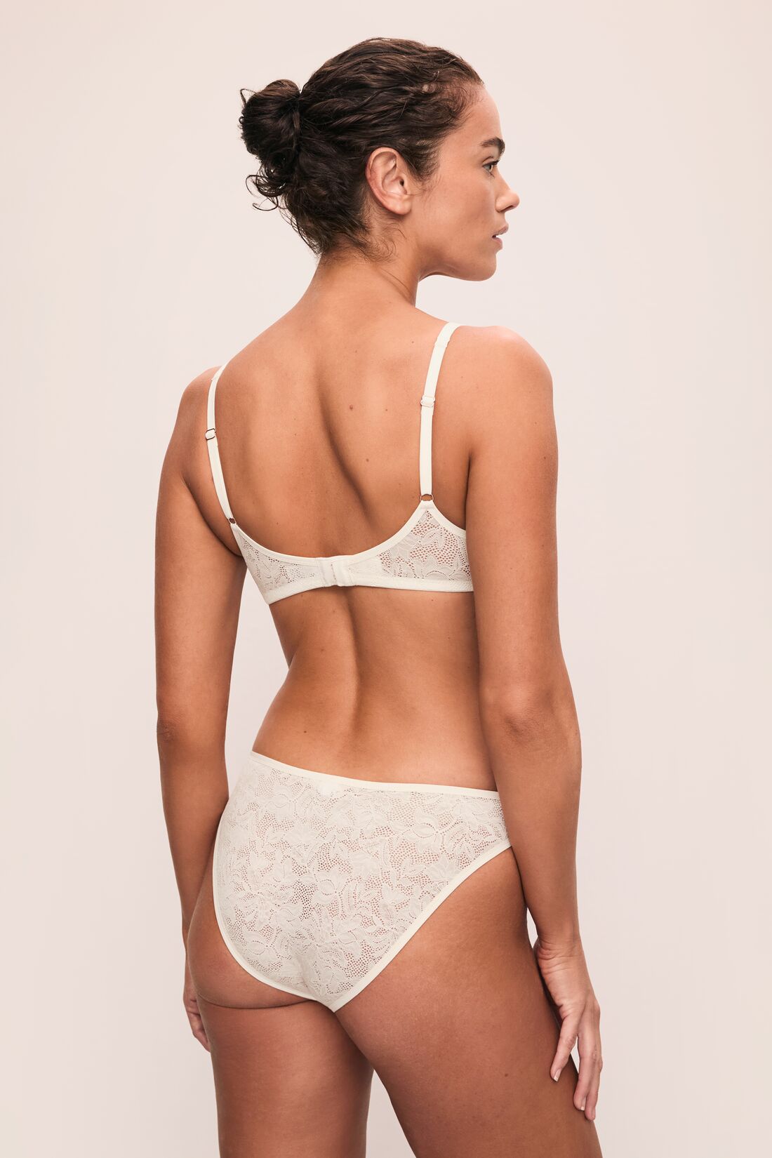 Soft Stretch Recycled Lace Plunge Bralette