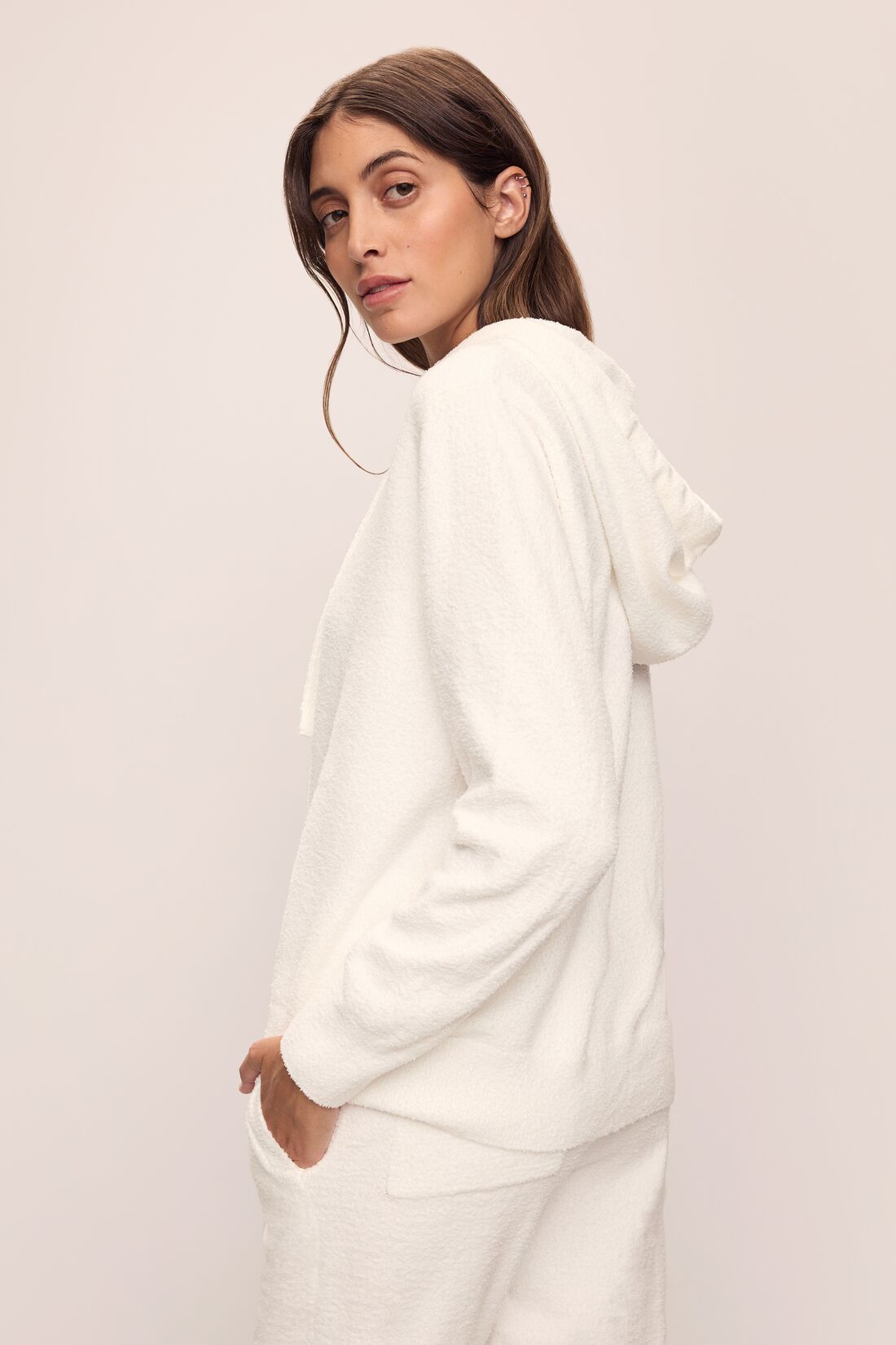 Recycled Boucle Hoodie