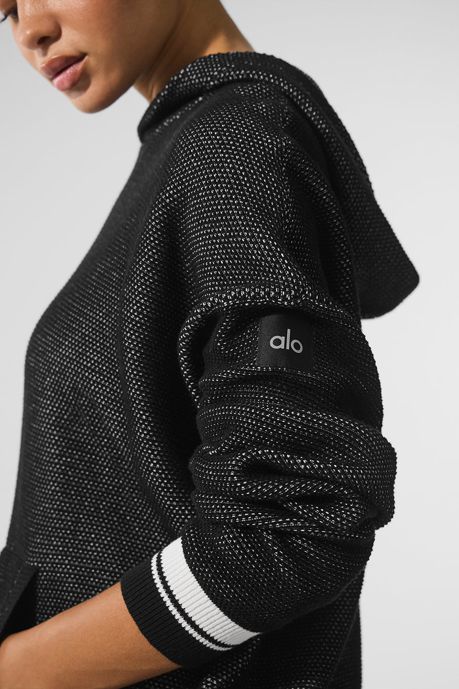 Sports Club Sweater Knit Hoodie