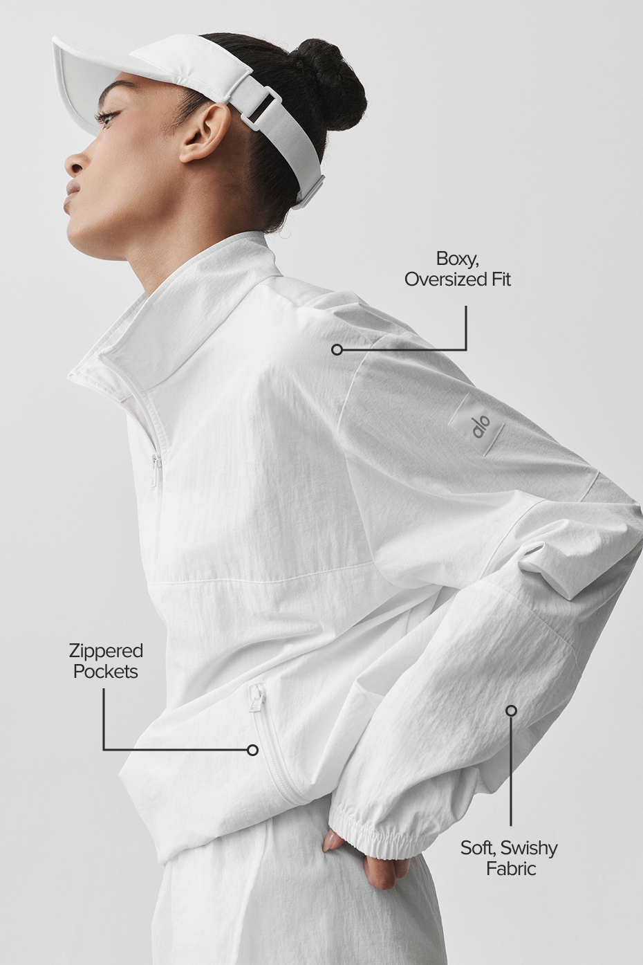 Light Weight Takeaway Track Pullover