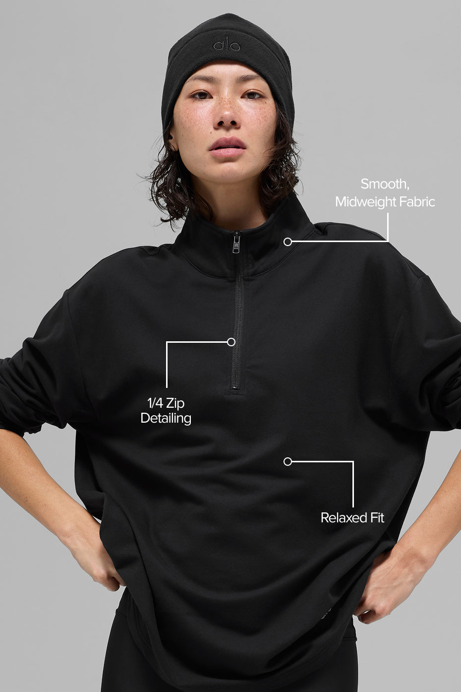 Double Take Long Sleeve 1/4 Zip