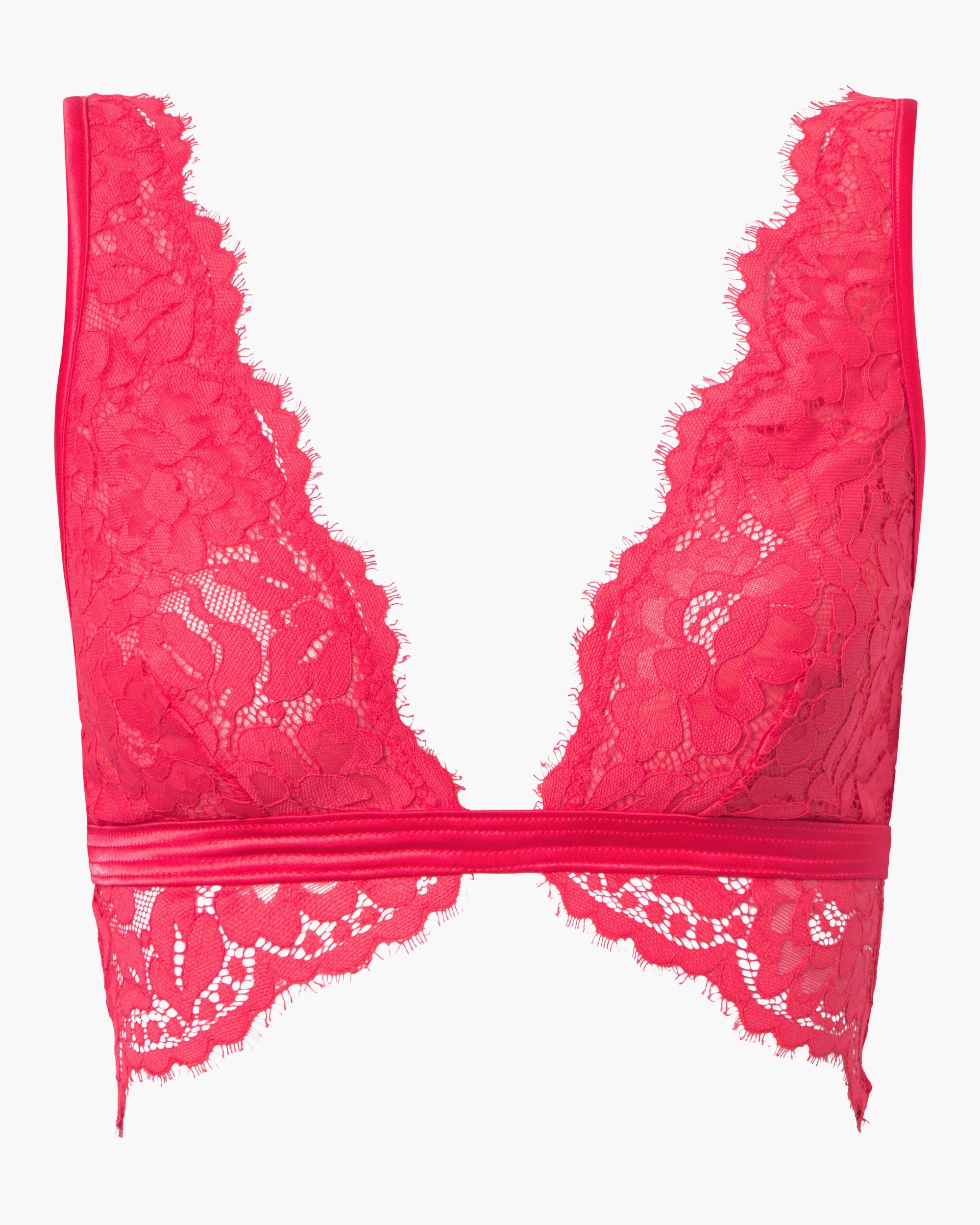 Bralette Con Copas Triangulares Grandes