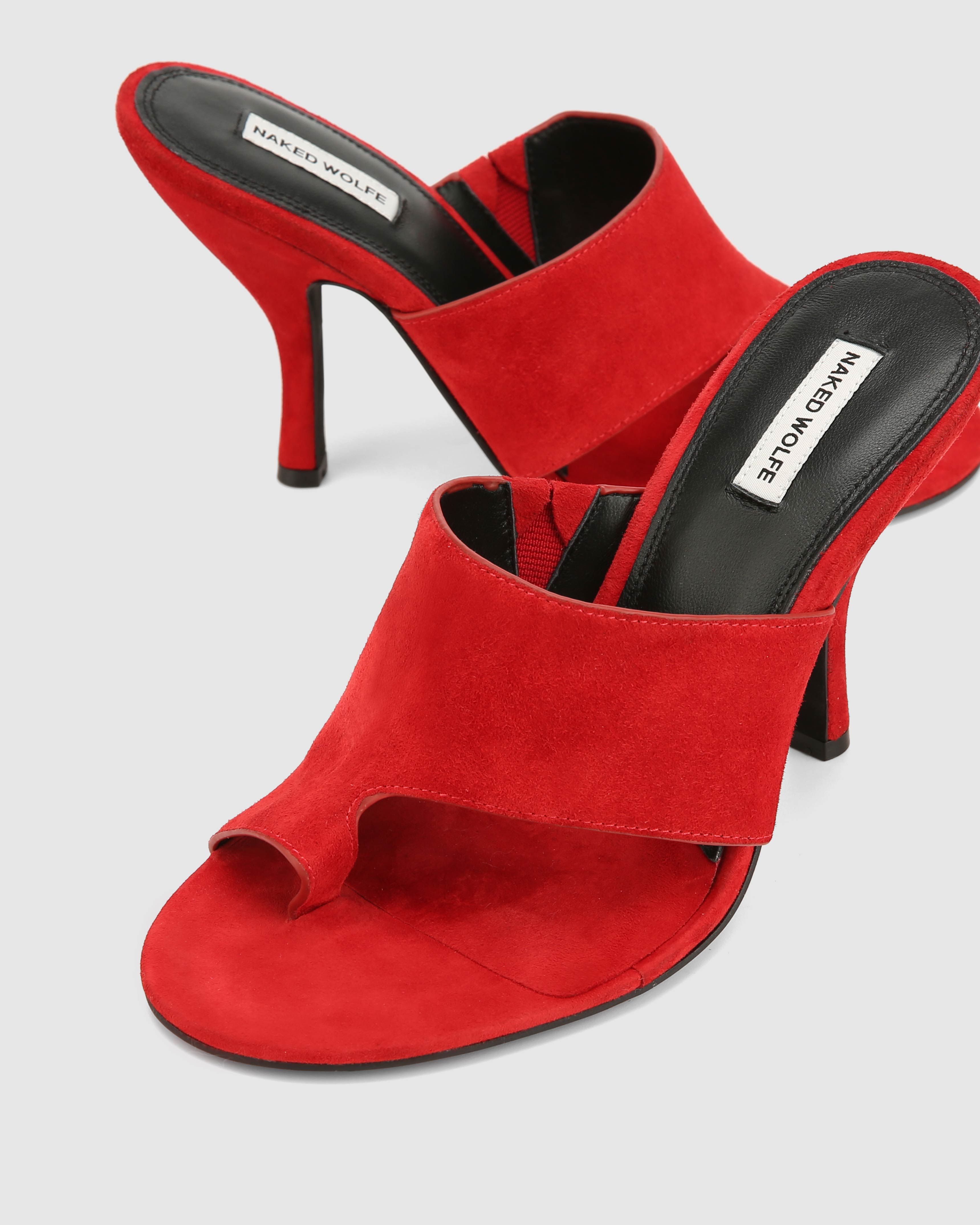 Maxime Red Suede
