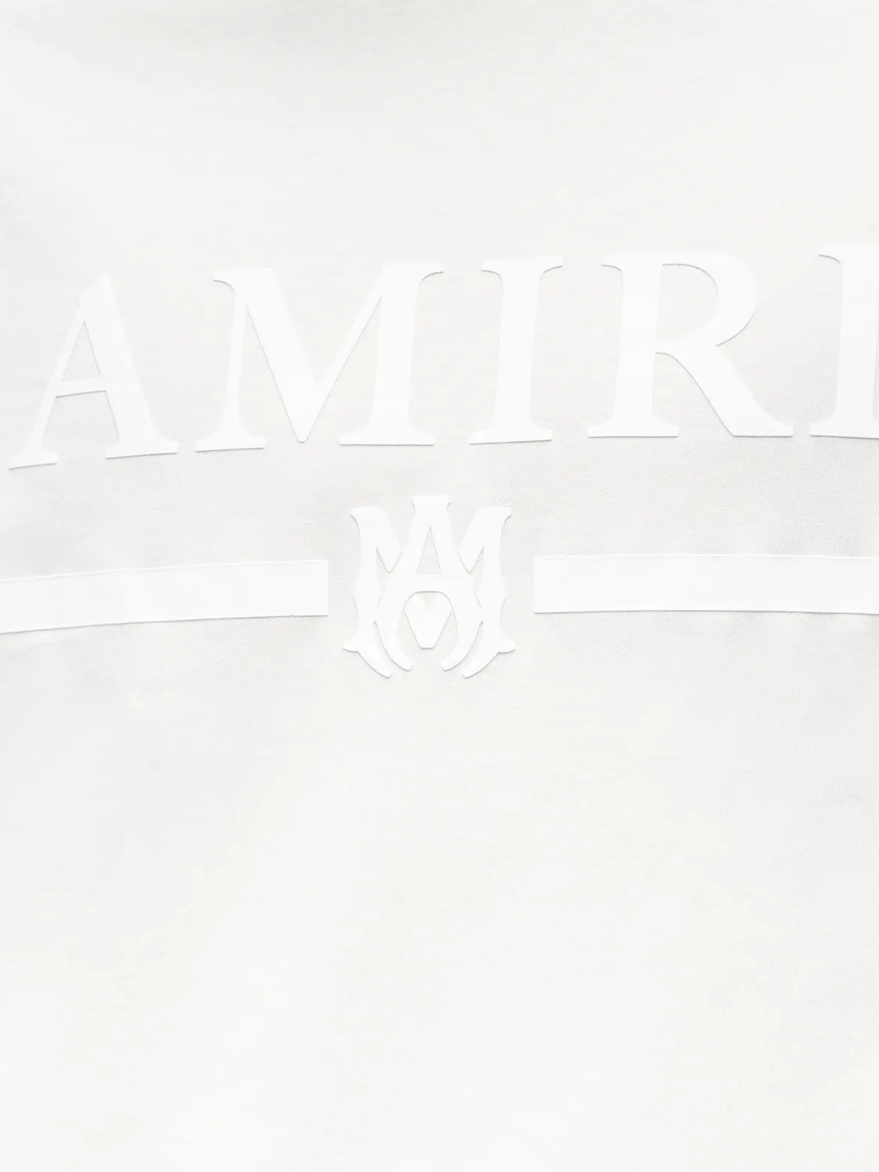 AMIRI MA BAR LOGO TEE ALABASTER