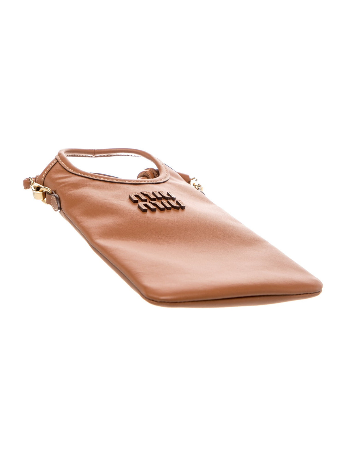 Brown Logo Mini Tote