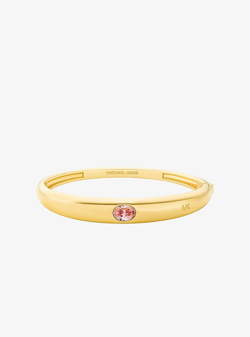 Oval Stone Bangle