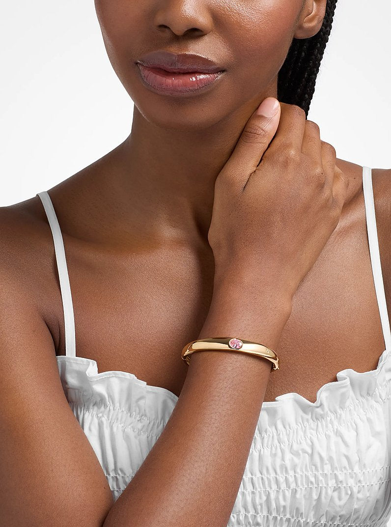 Oval Stone Bangle