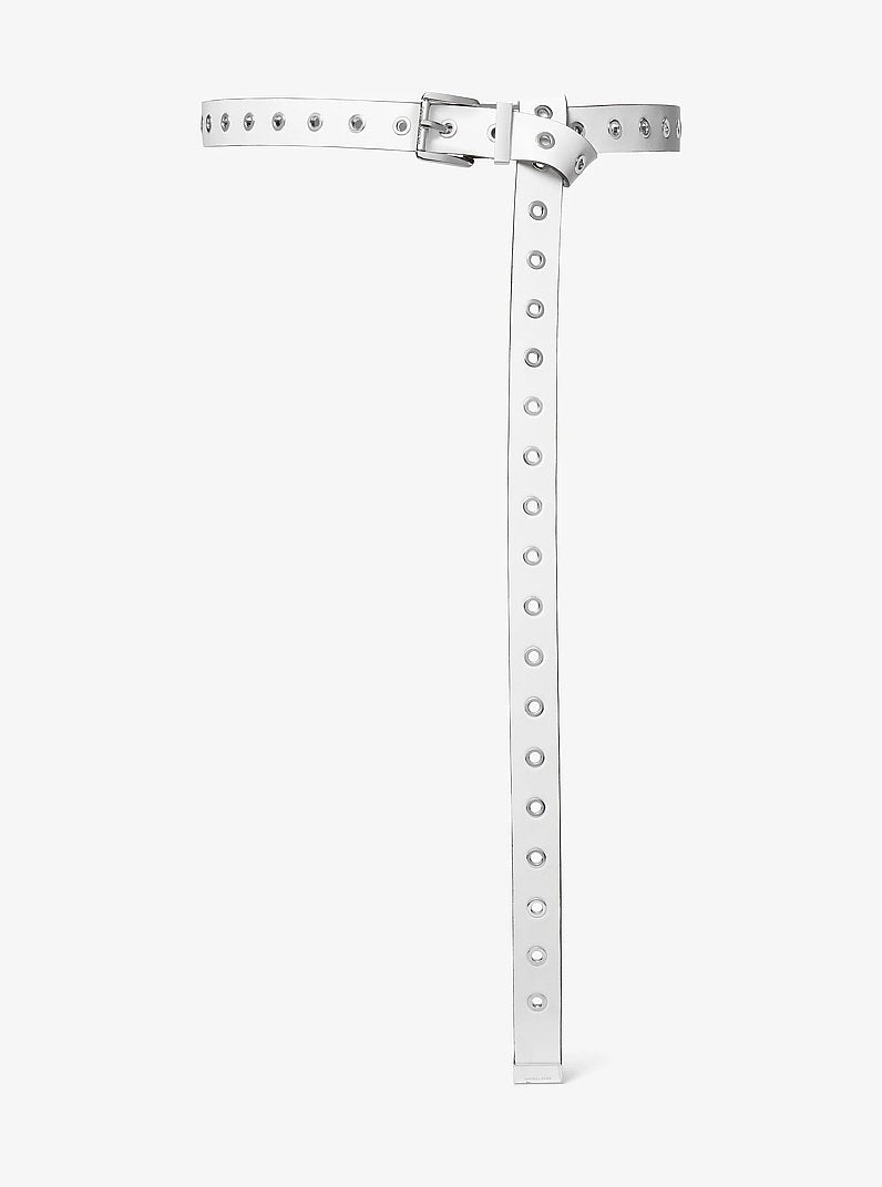 Grommeted Leather Belt