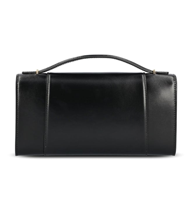 Balenciaga Black Logo Clutch