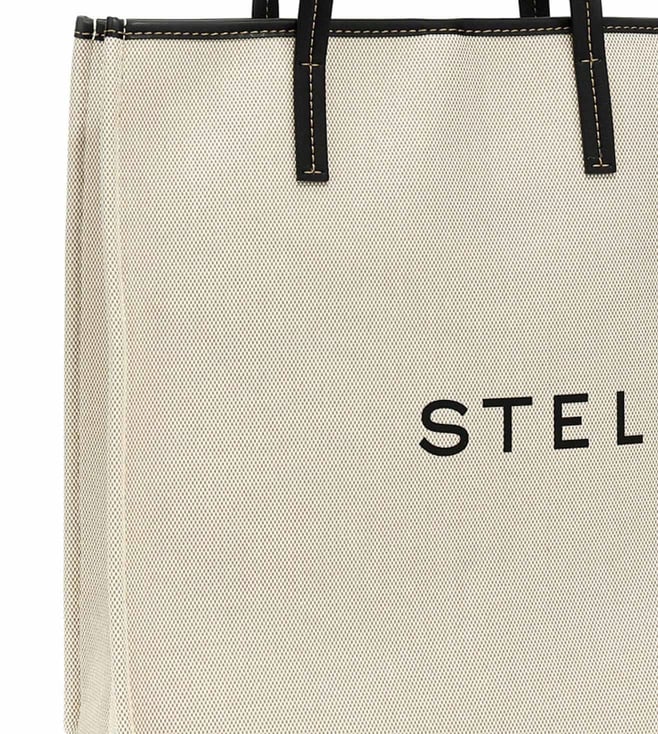 STELLA MCCARTNEY Off White Smc Canvas Large Tote Bag