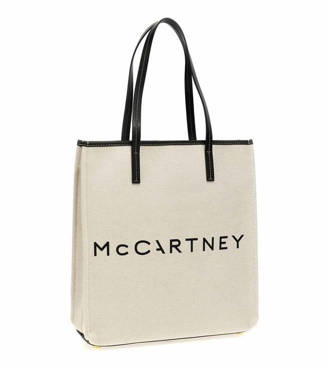 STELLA MCCARTNEY Off White Smc Canvas Large Tote Bag