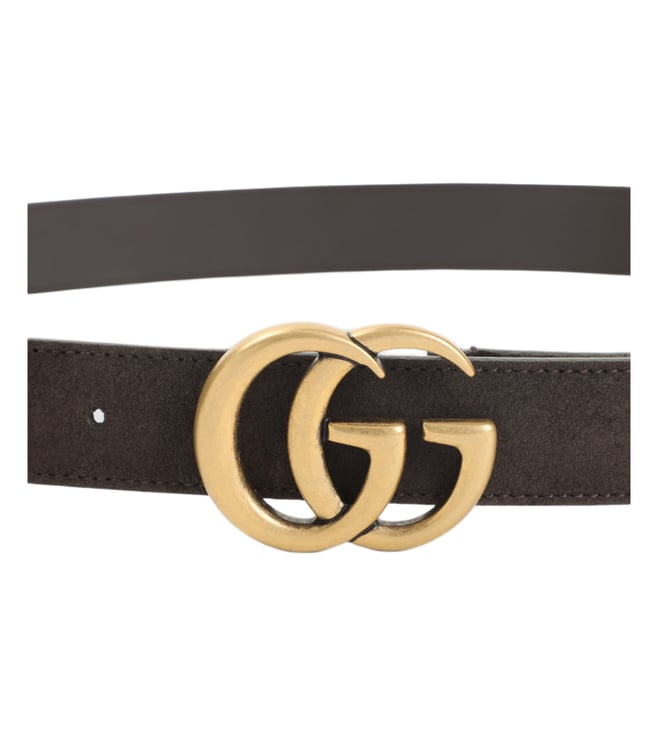 Brown Logo Buckle Belt