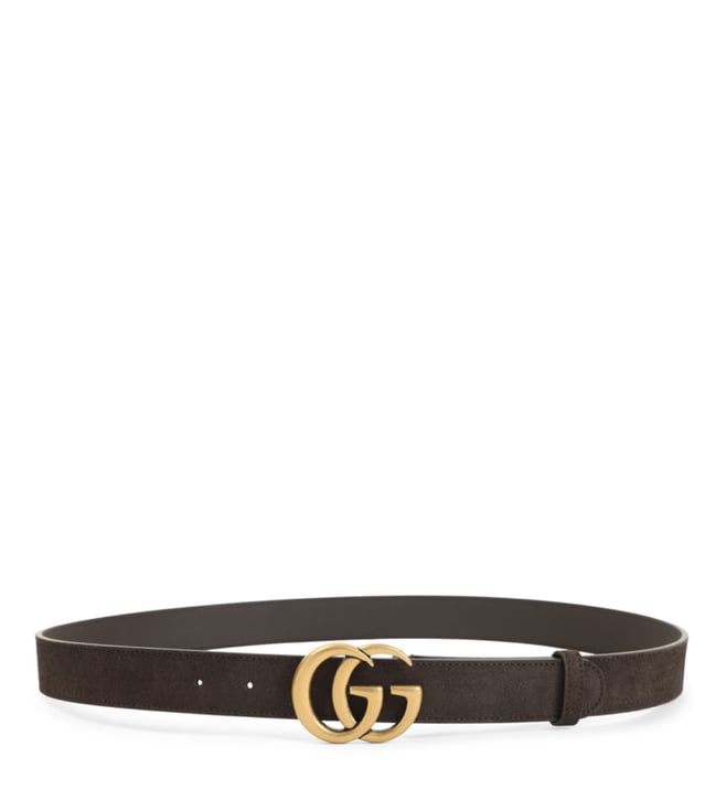 Brown Logo Buckle Belt