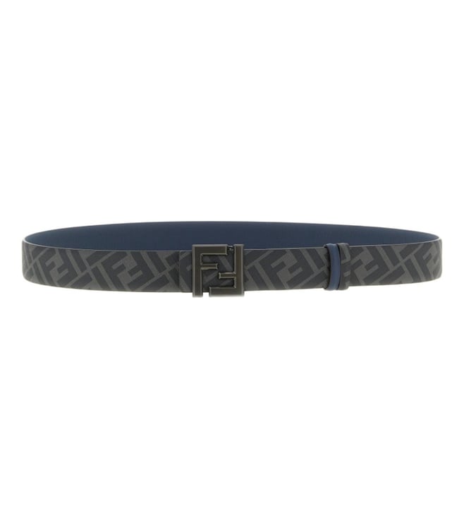 Blue FF Buckle Reversible Belt