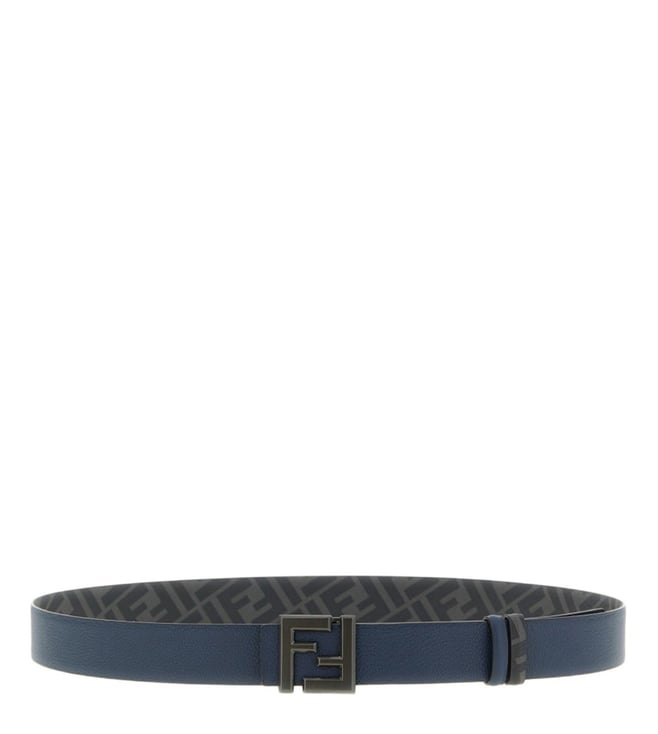 Blue FF Buckle Reversible Belt