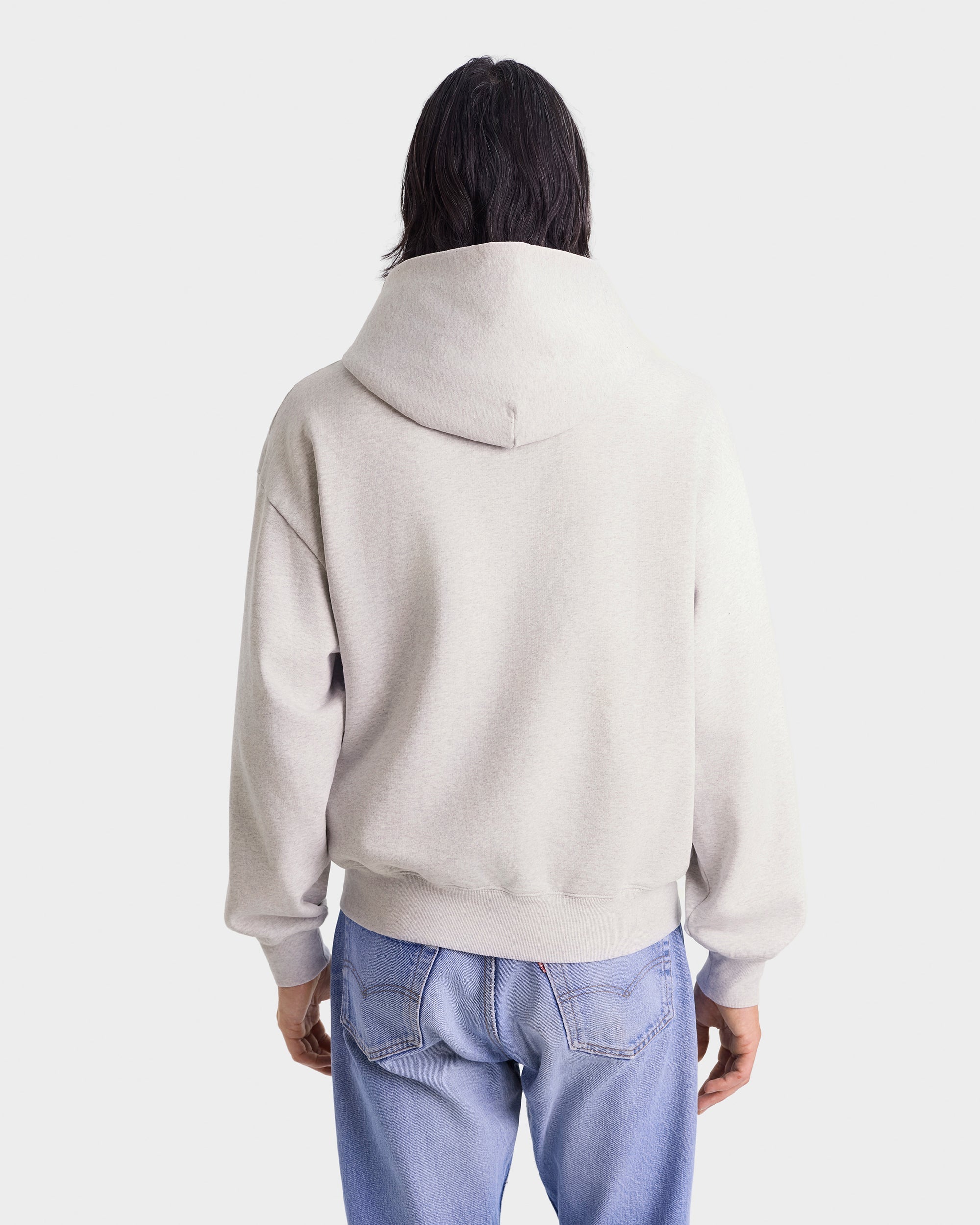 California Emblem Zip Hoodie - Heather Gray/Forest