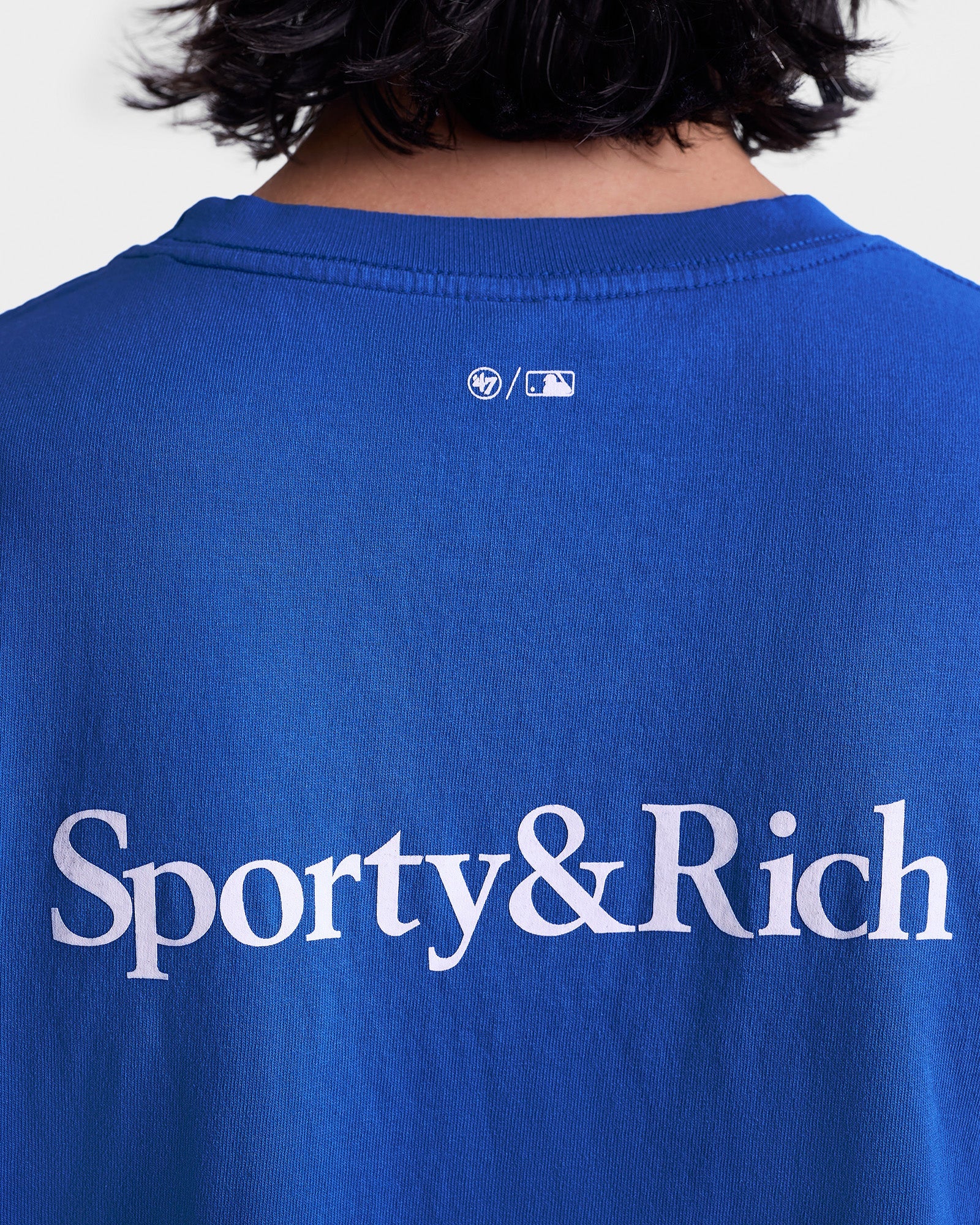 Dodgers Serif T-Shirt - Team Blue/White