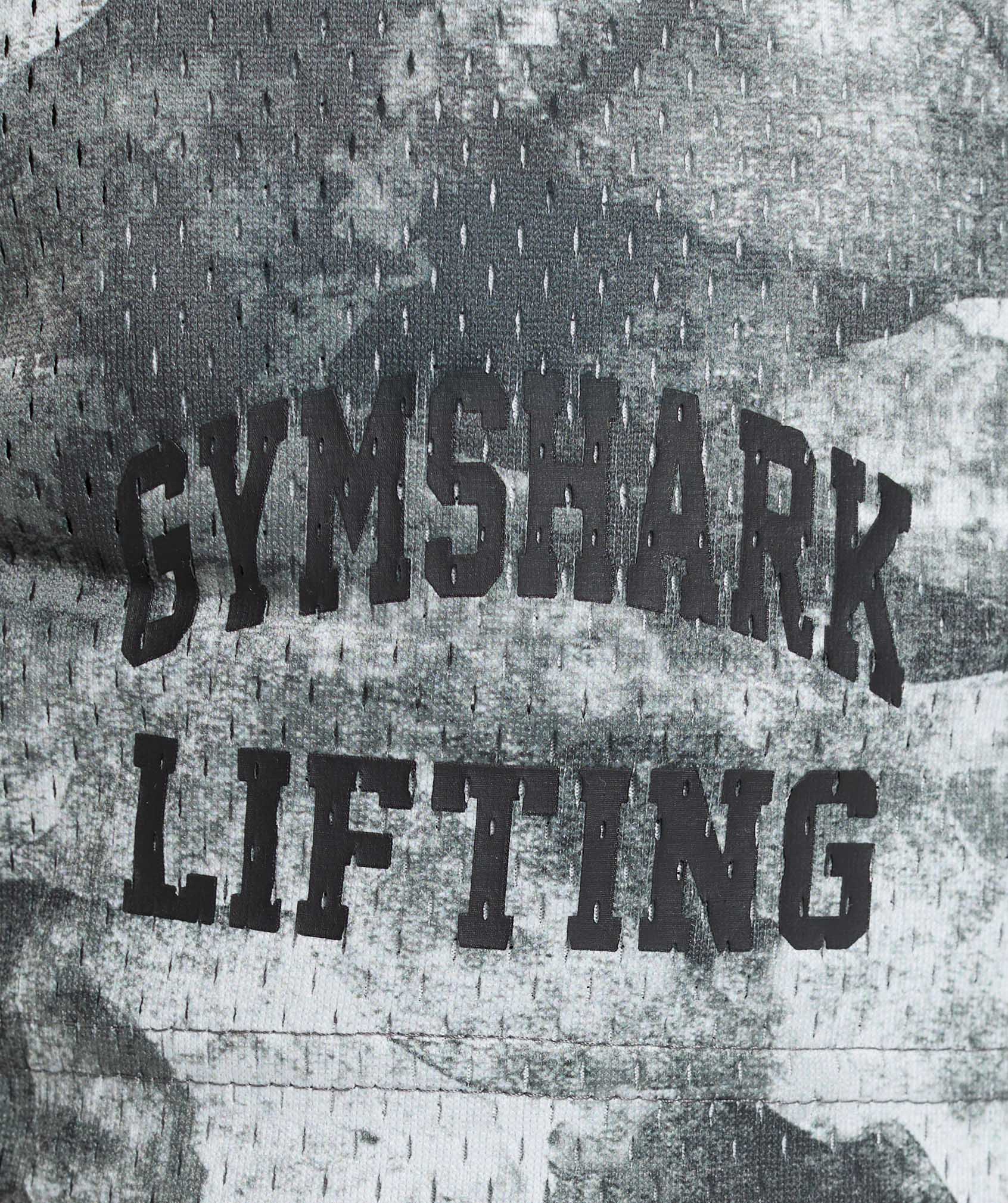 Gymshark Lifting Mesh 5" Shorts - Metal Grey