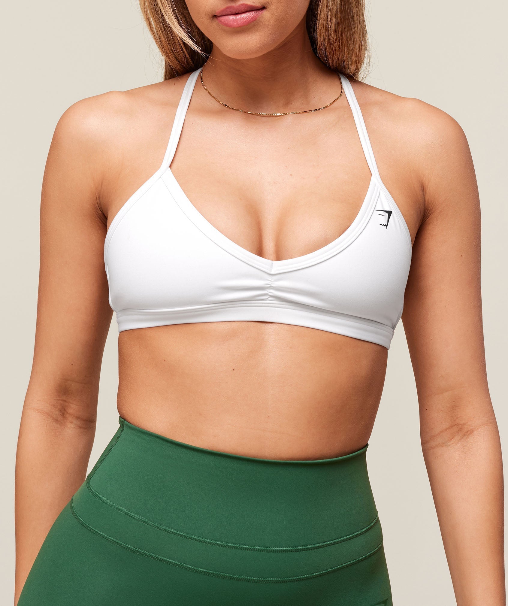 Gymshark Minimal Sports Bra - White