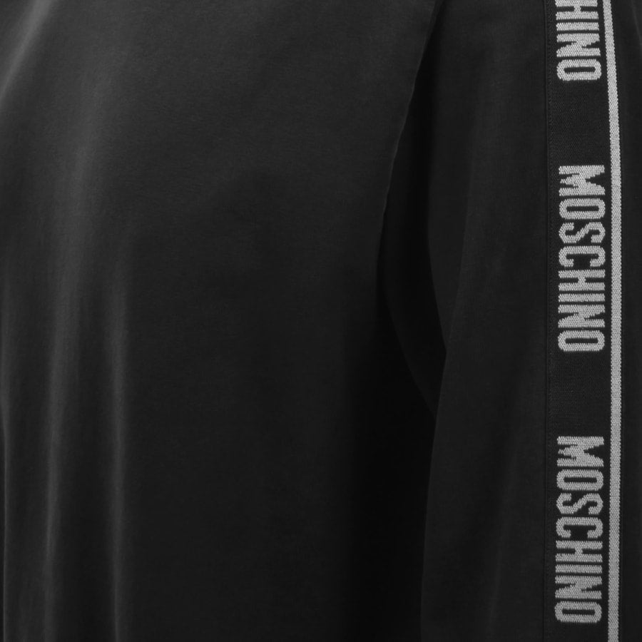 Moschino Active Logo Tape Sweatshirt Black
