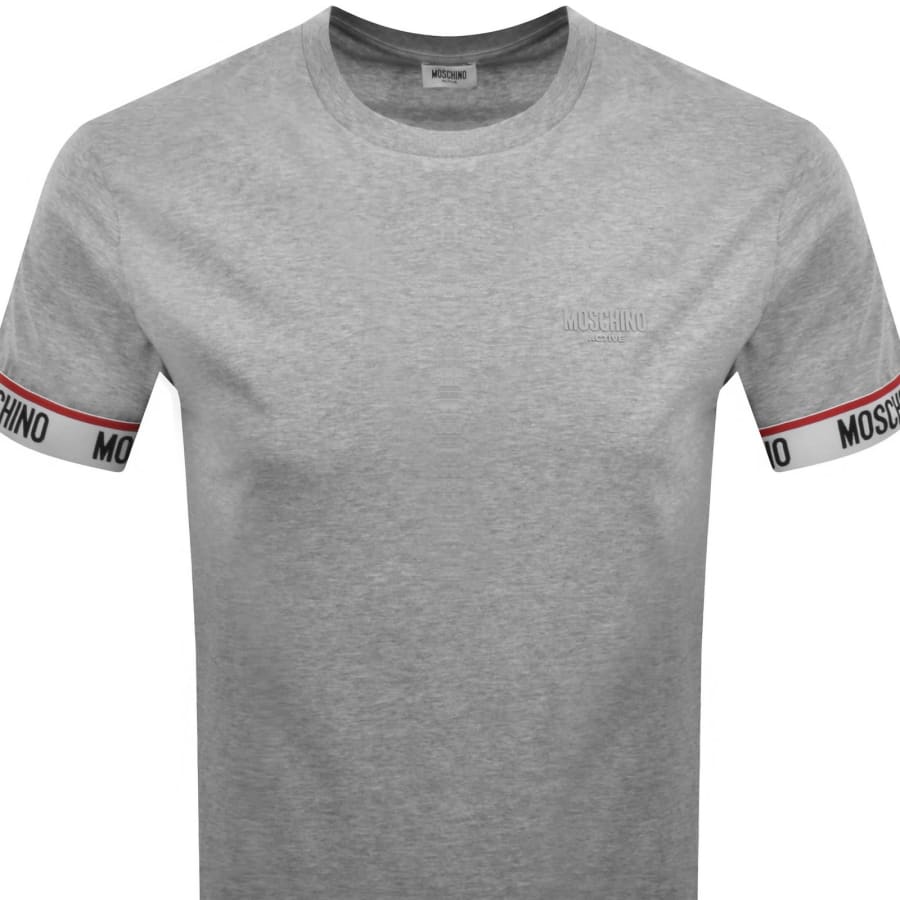 Moschino Active T Shirt Grey