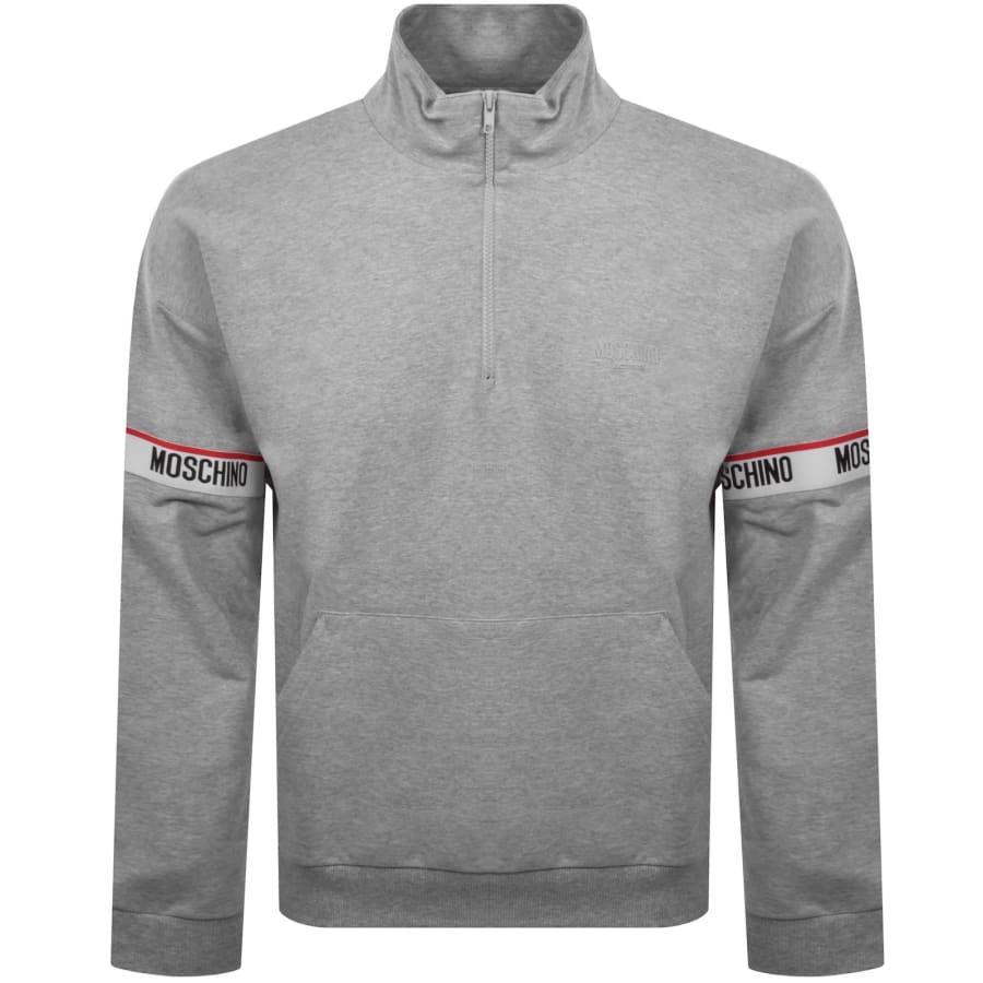 Moschino Active Zip Sweatshirt Grey