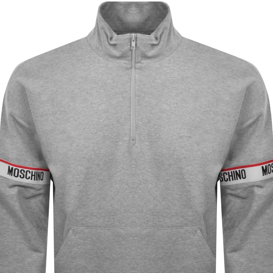 Moschino Active Zip Sweatshirt Grey