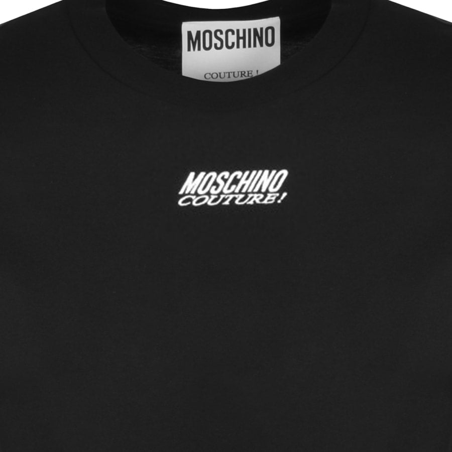 Moschino Logo T Shirt Black