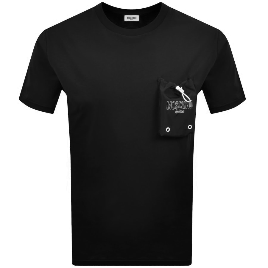 Moschino Swim Pocket T Shirt Black