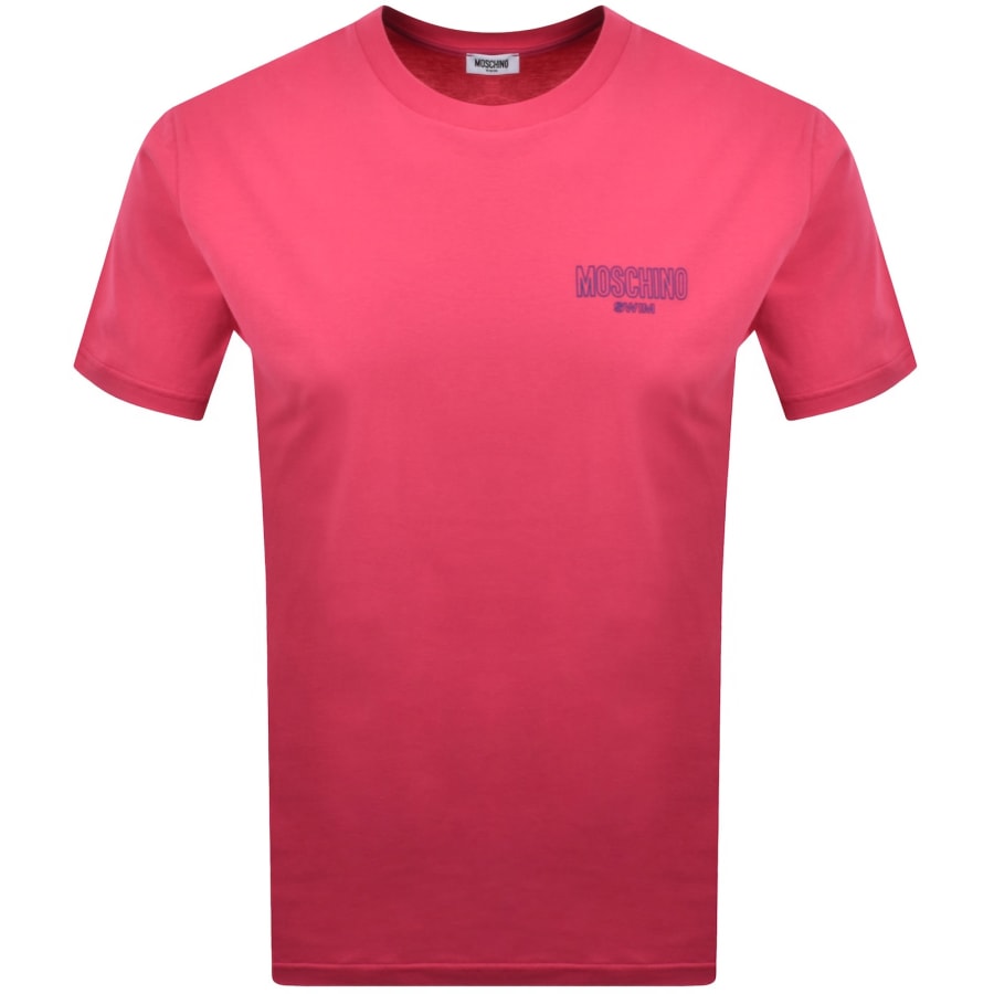 Moschino Swim T Shirt Pink