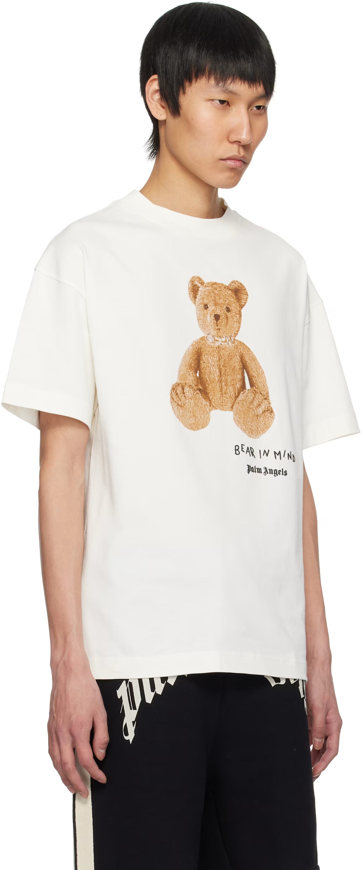 White 'Bear in Mind' T-shirt