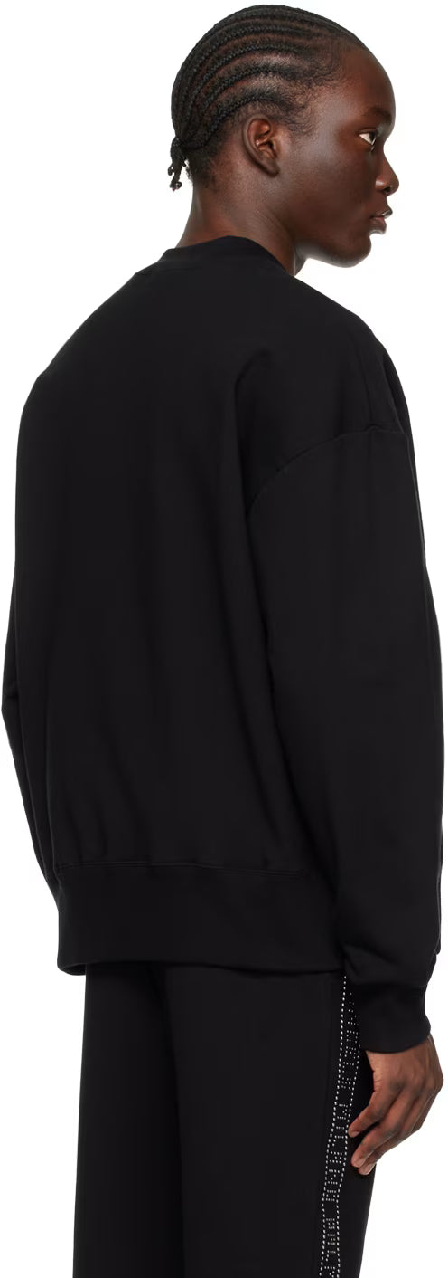 Black Milano Stud Sweatshirt