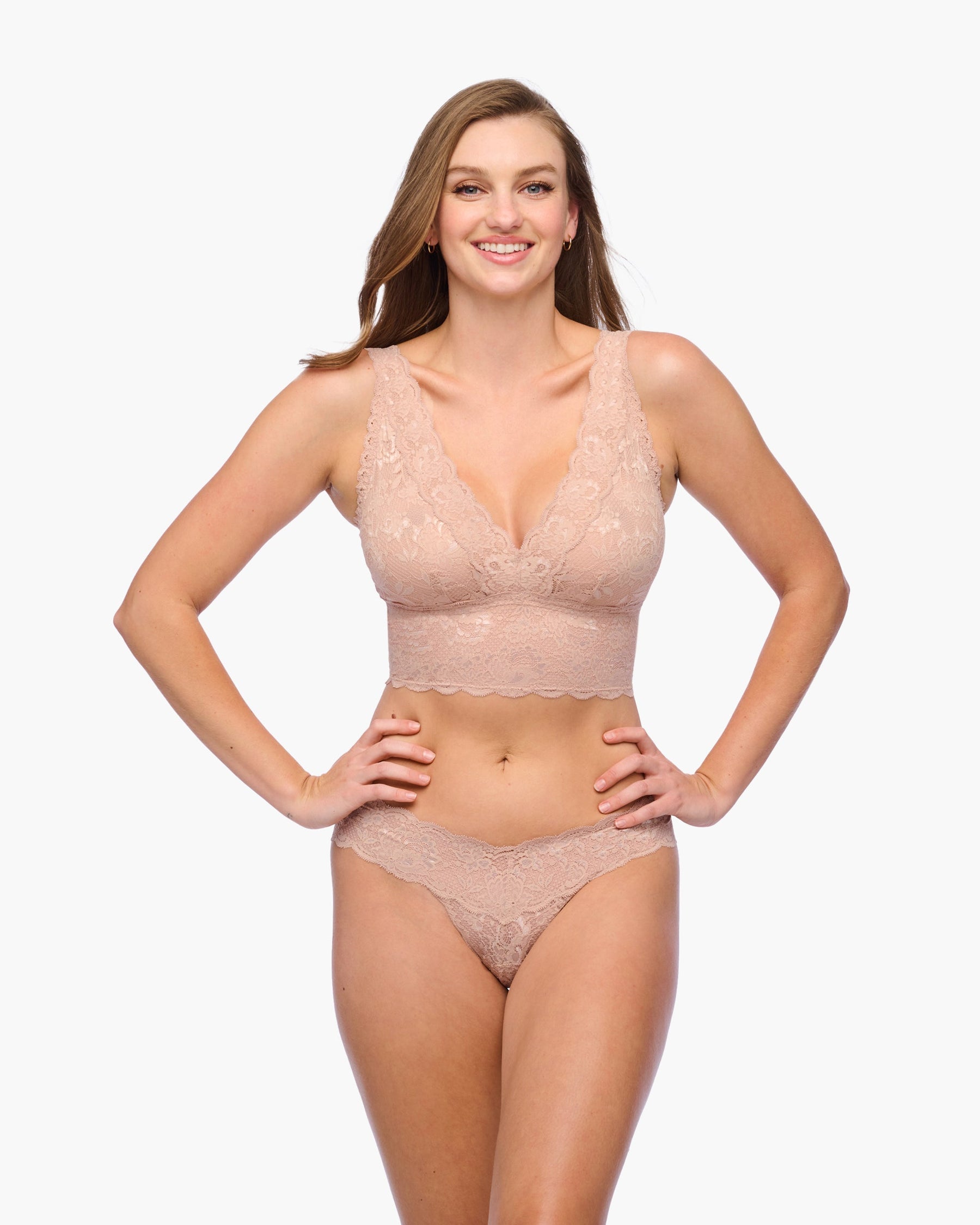 Curvy Plungie Longline Bralette