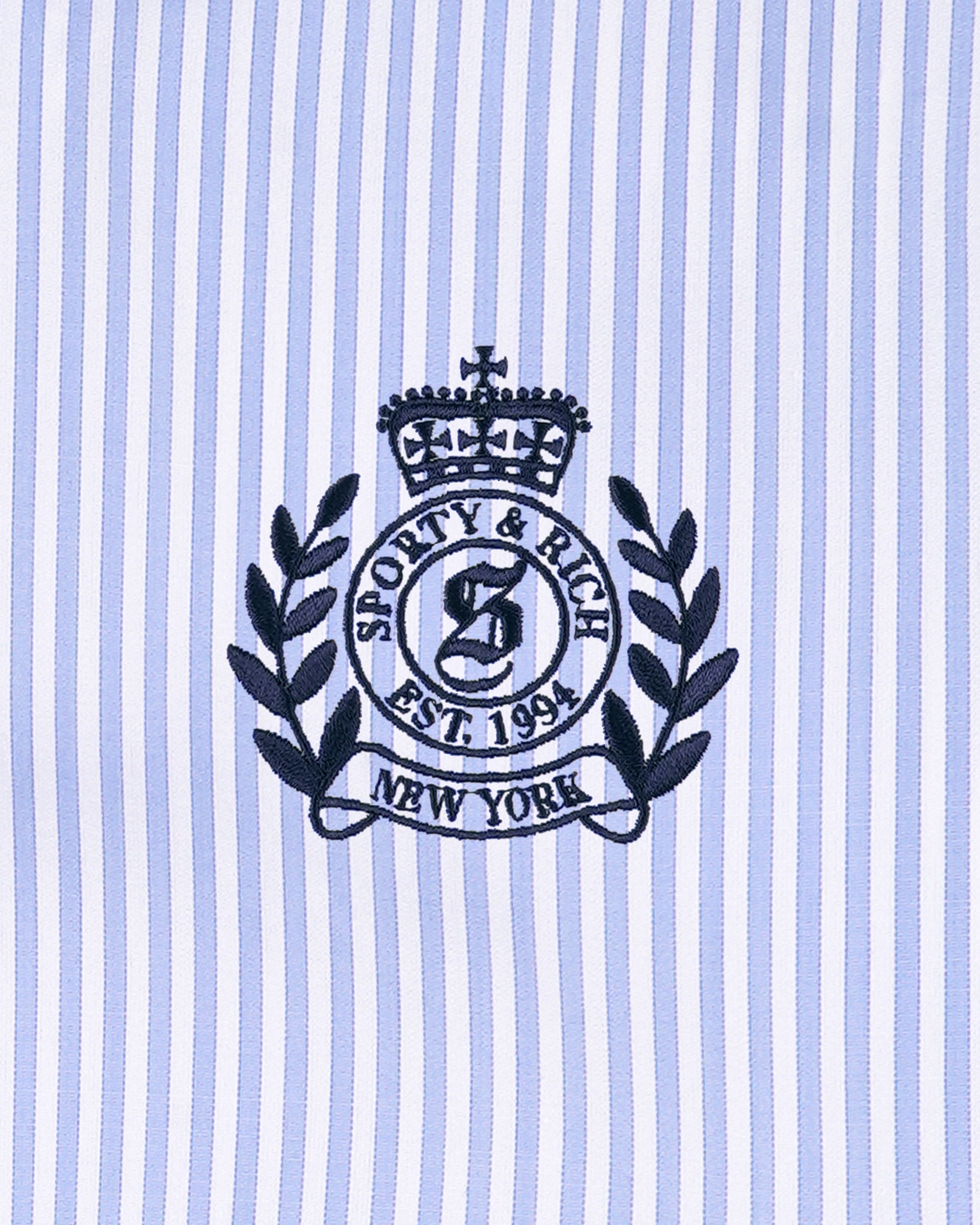 NY Crest Pyjama Pants - Blue Stripe