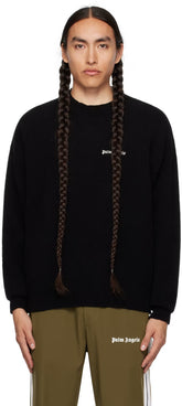 Black Embroidered Sweater