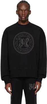 Black Milano Stud Sweatshirt