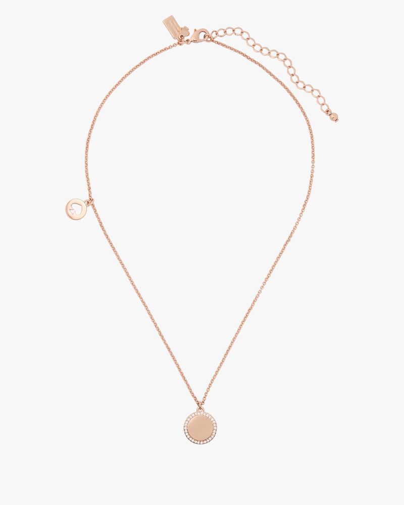 Spot The Spade Pave Charm Pendant Necklace