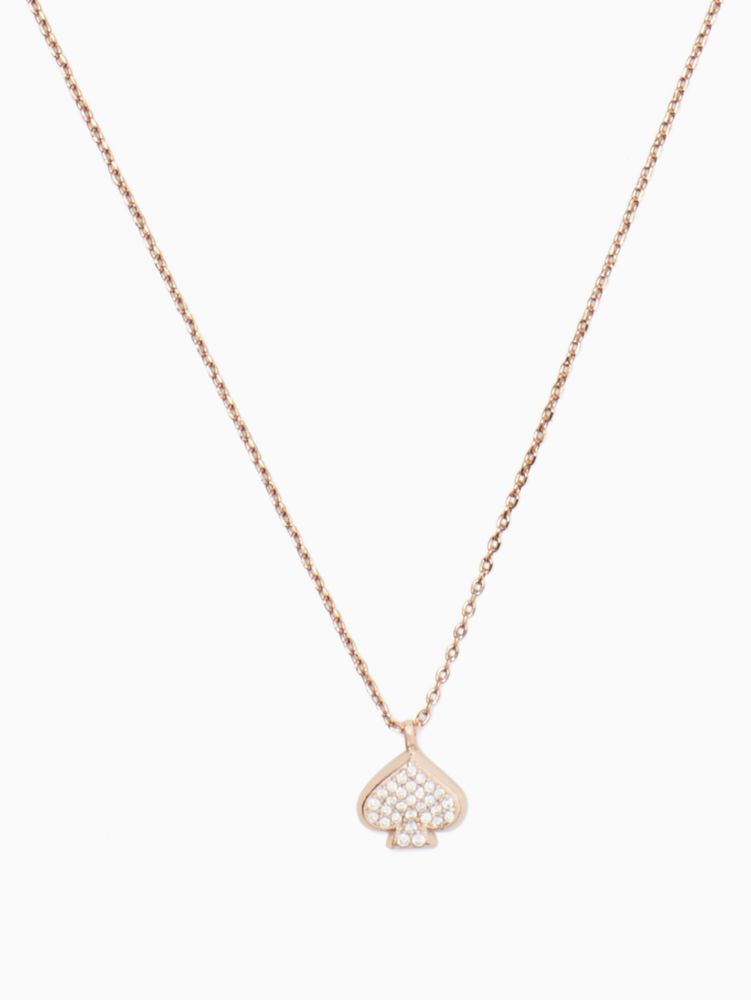 Everyday Spade Pave Mini Pendant