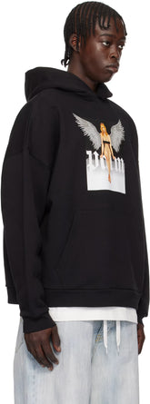 Black Pin Up Hoodie