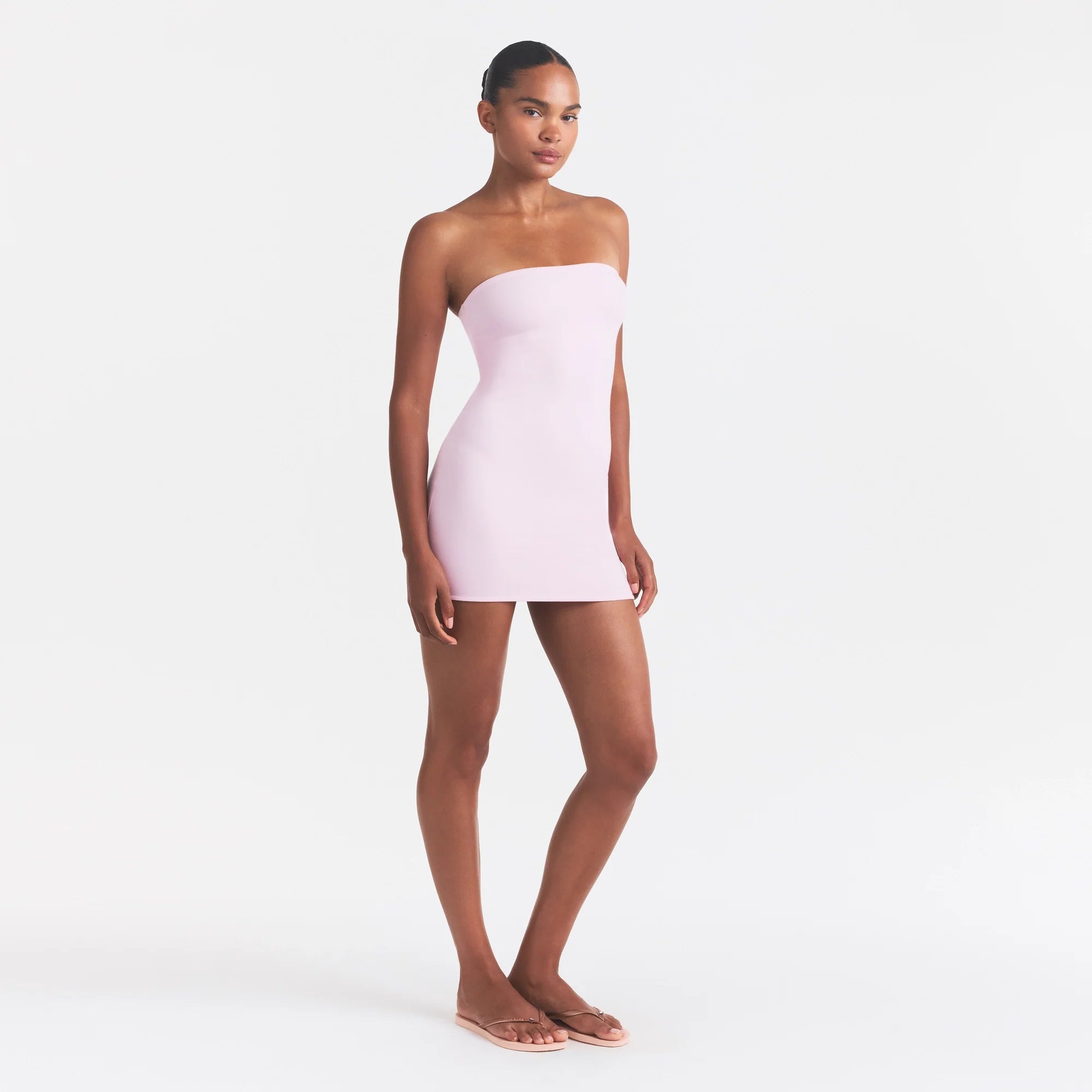 Cotton Jersey Mini Tube Dress