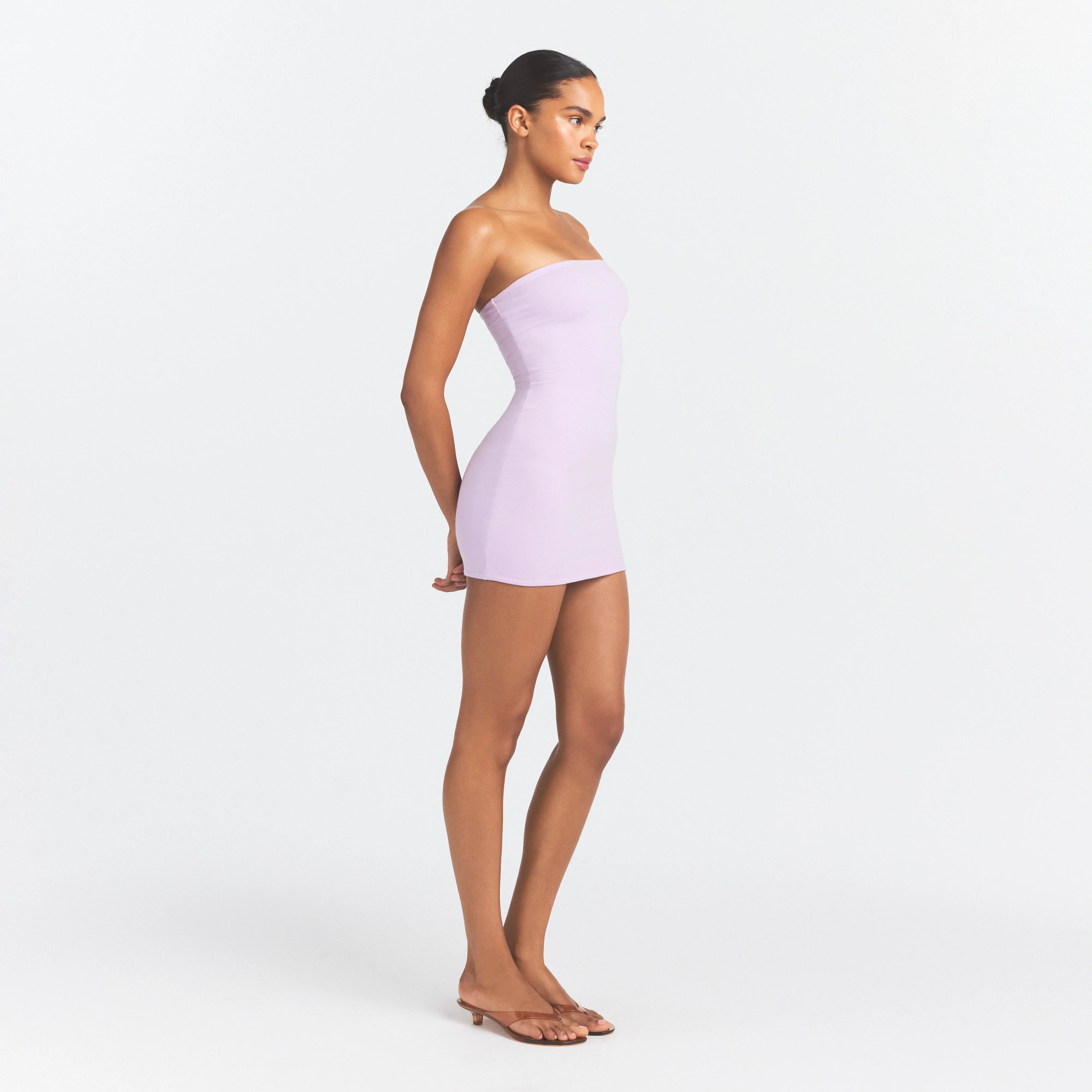Cotton Jersey Mini Tube Dress