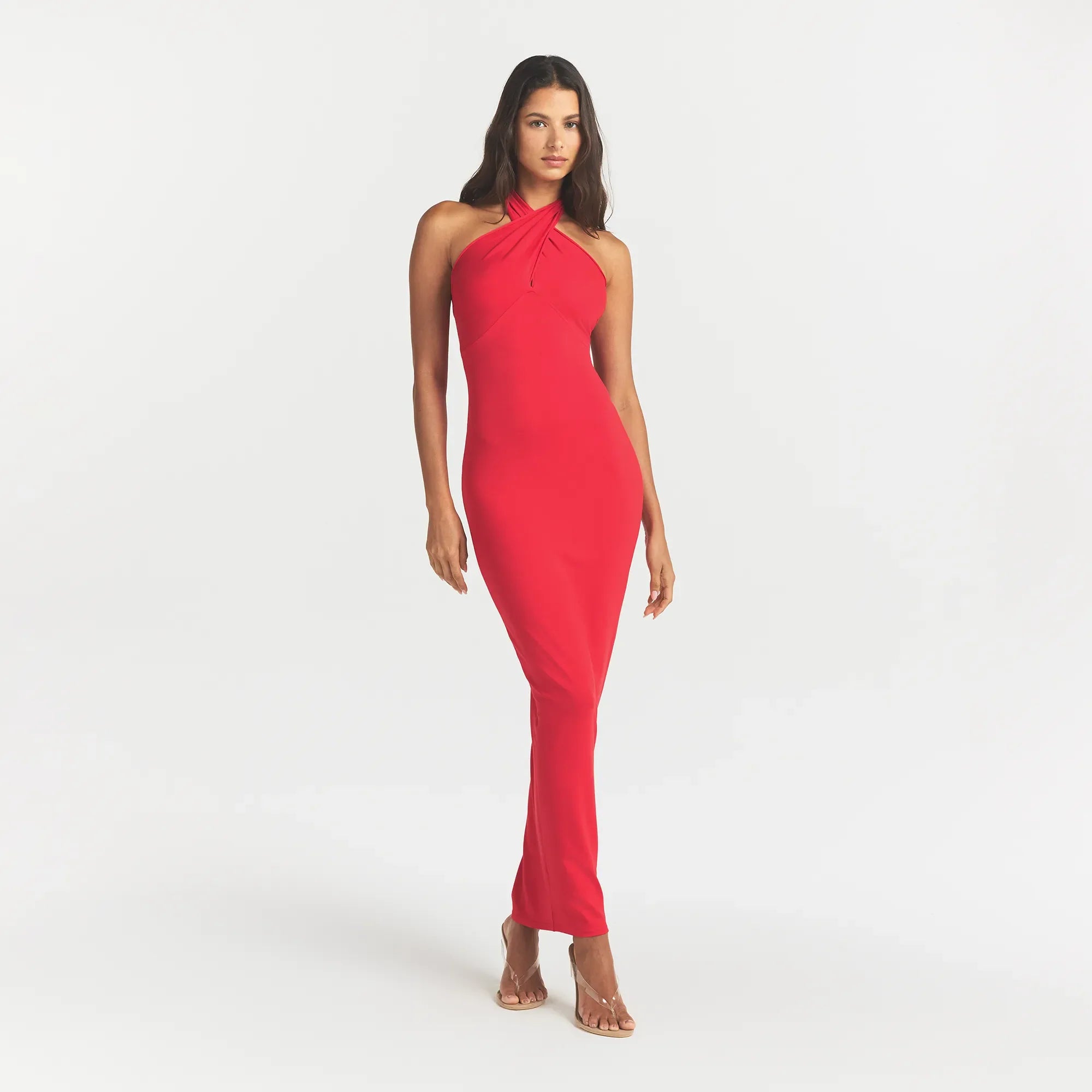 Smooth Layers Convertible Long Dress