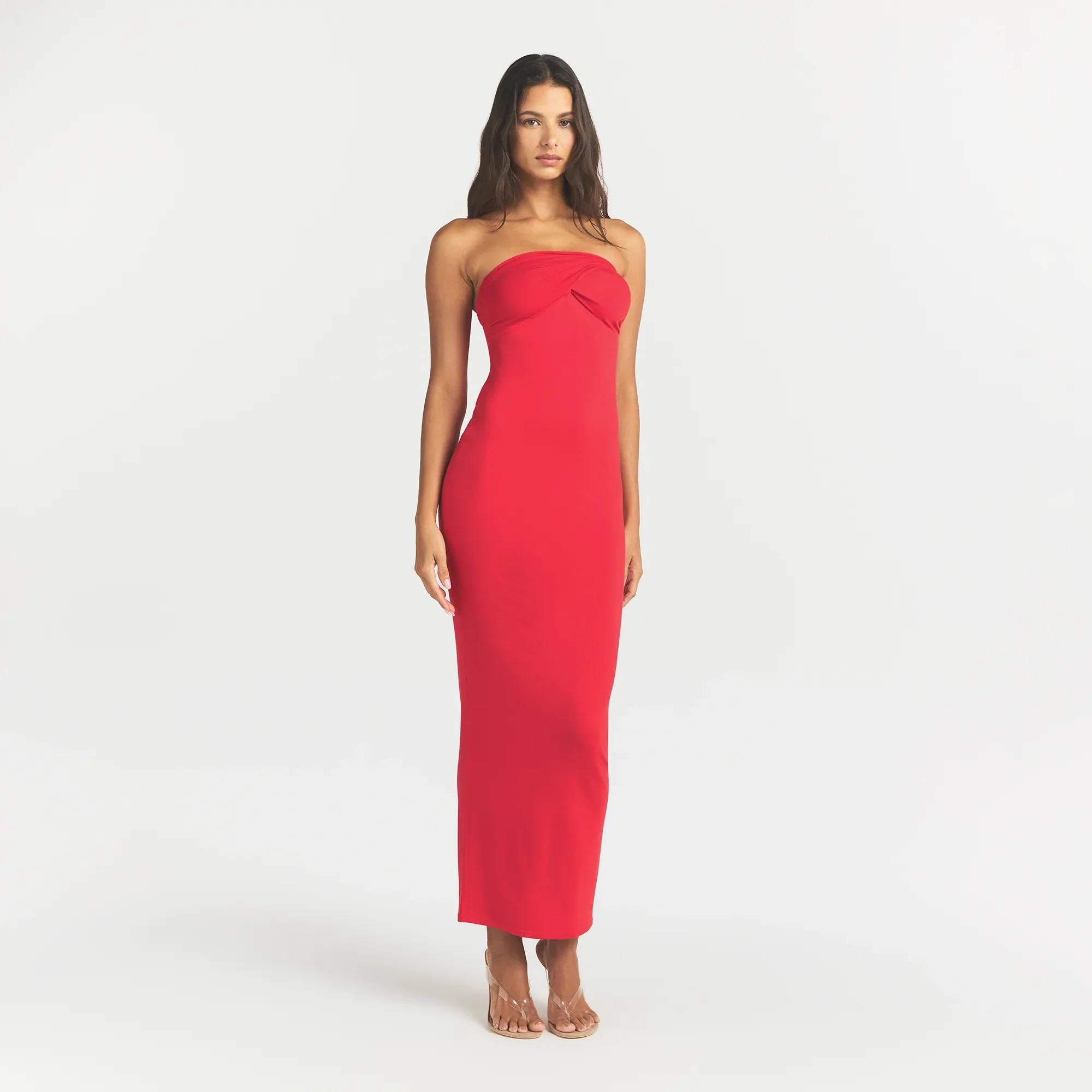 Smooth Layers Convertible Long Dress